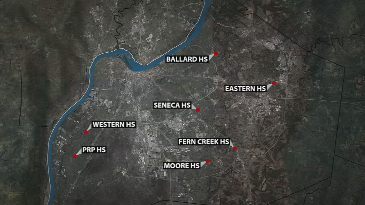 Map of JCPS schools where guns have been found in first semester.jpeg